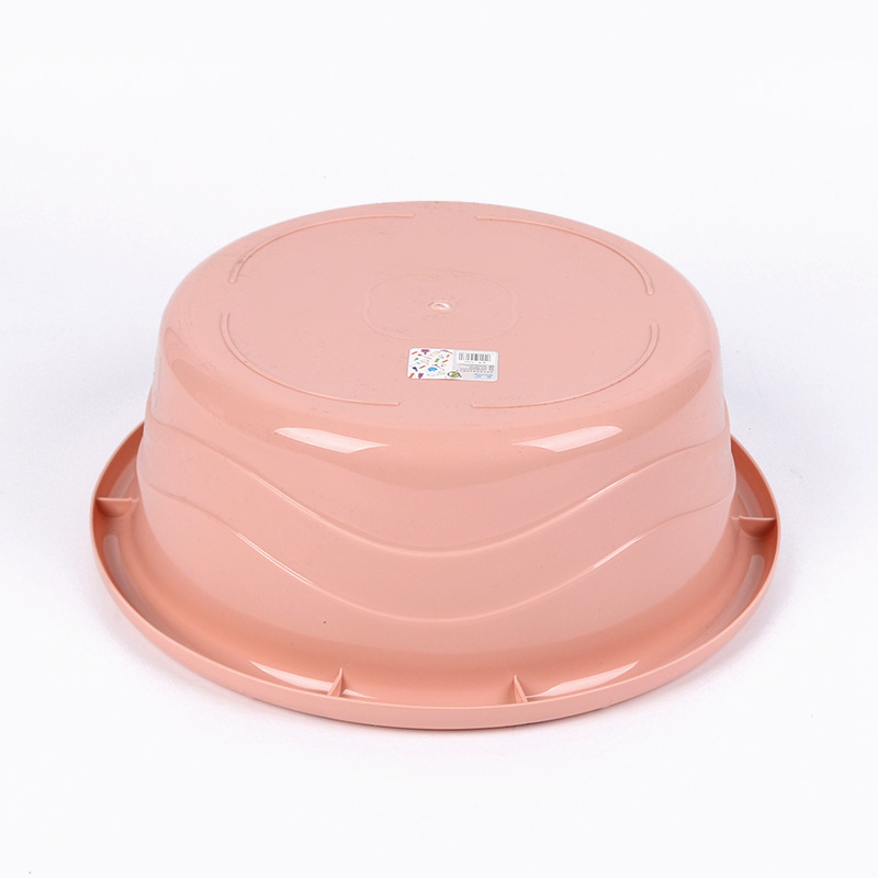 Ondulación de agua engrosada Cubo de lavabo de plástico hogar lavabo grande estudiante dormitorio lavandería lavado de pies lavabo de plástico al por mayor