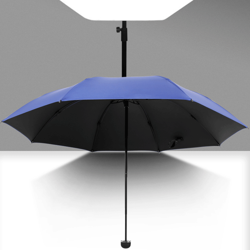 Sombrilla grande para tres personas, reforzada con vinilo, resistente a tormentas - Mayorista