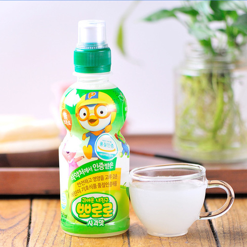 New Arrival Korean Eight Treasures Bao Lulu Lele Children's Strawberry Mango Orange Beverage 235ml/24 Bottles/Box Wholesale