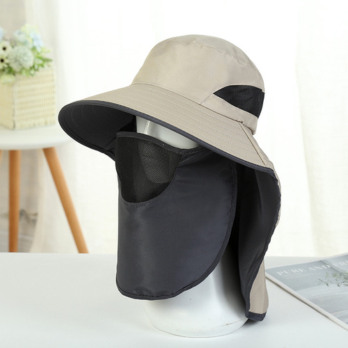 Summer Sun Hat Outdoor Hiking Hat Men Fisherman Hat Face Covering Sun Protection Hat Fishing Hat Hat Wholesale