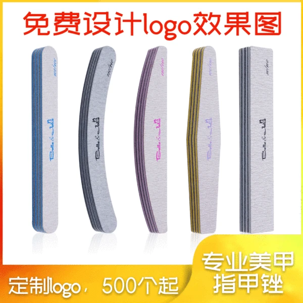 Factory direct in stock nail tools Japanese sandpaper diamond nail file 100/180 washable nail rubbing strip