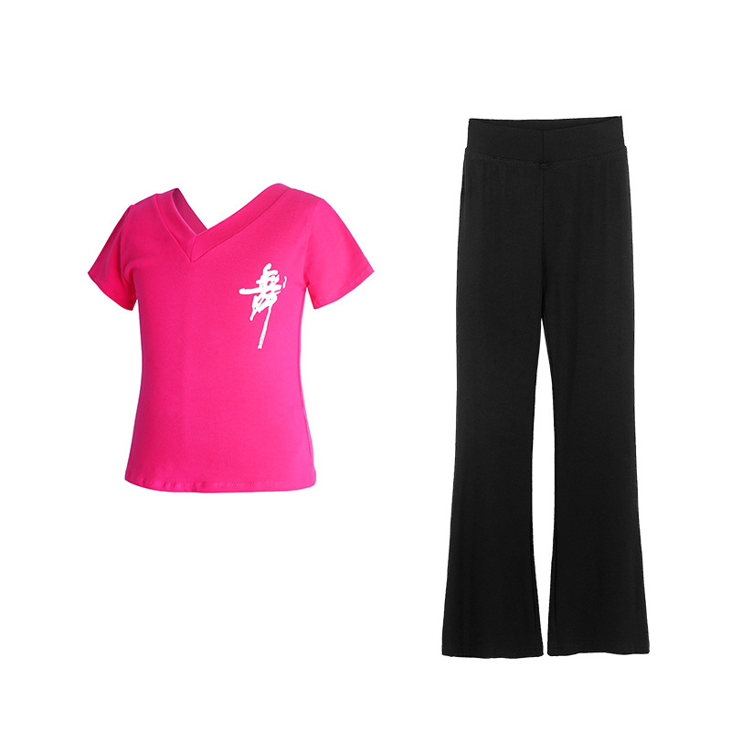 Ropa de práctica para niños ropa de baile ropa de ballet pantalones acampanados gimnasia niñas entrenamiento de danza China ropa de cuerpo traje