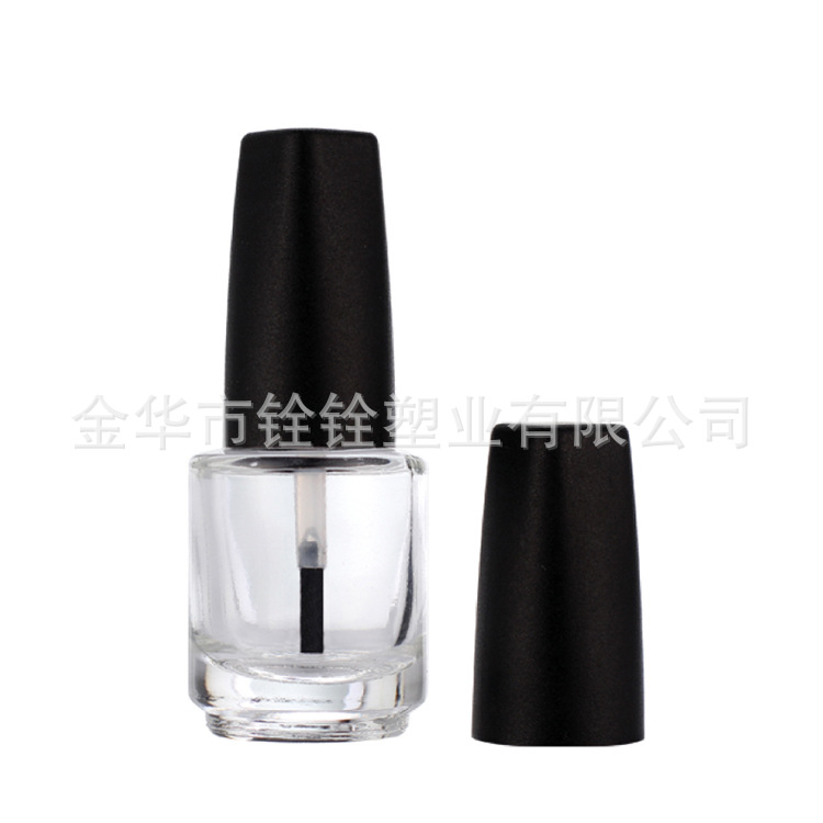 N234 指甲油盖子 磨砂黑 颜色定 塑料瓶盖盖子指甲油盖子