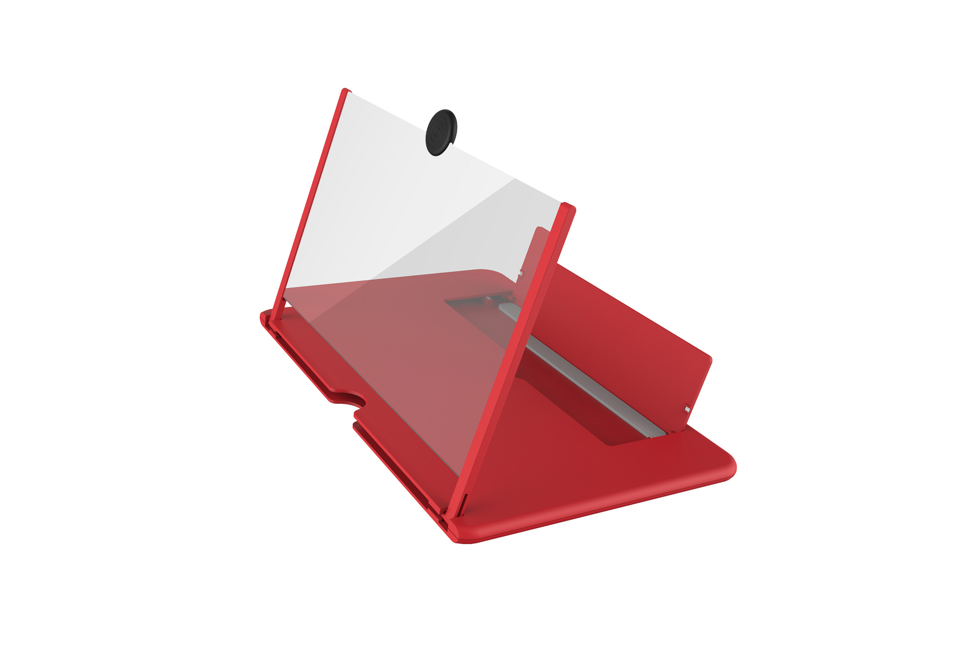 Amplificador de pantalla para teléfono móvil de 16 pulgadas, soporte plegable, lupa de video 3D, pantalla grande de 12 pulgadas para ver series