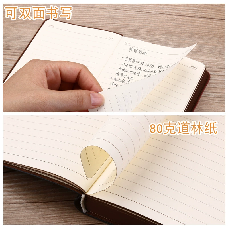 Pocket small retro notebook, laptop, book