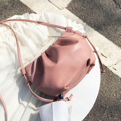 Wholesale Mini Commuter Crossbody Bag 2020 New Style Cloud Pattern Bag for Girls Folded Shoulder Casual Bag