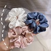 Retro brand silk cloth, hair rope, case, face blush, hairgrip, French retro style, South Korea, simple and elegant design, internet celebrity