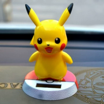 Car ornaments: Creative Car Cartoon Black - pikachu-cute