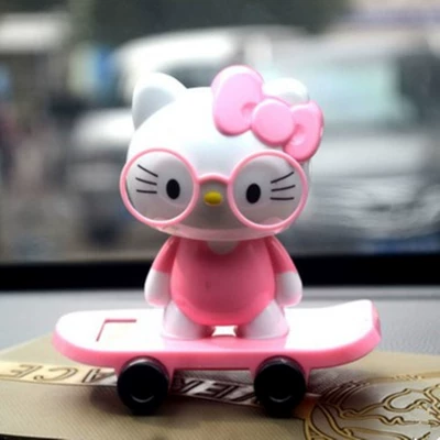 Cute Bobblehead Doll Ornament – Car ornaments - skateboard-powder-kt