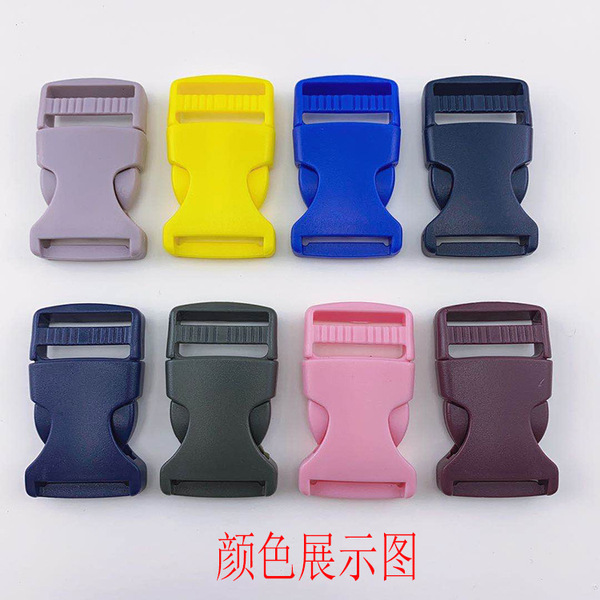 Plastic belt bag with clasp