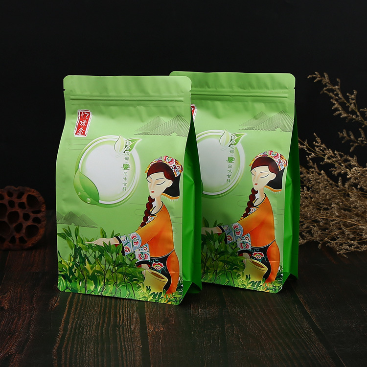 厂家定 做八边封彩印自封袋休闲食品包装袋自立复合铝箔袋定 制