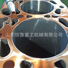 立式珩磨机 发动机缸体拉网纹 M4215液压半自动珩磨机 山东恒鲁