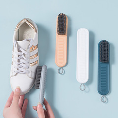 Yiyue plastic long-handled shoe brush soft-bristled multi-functional home shoe brush can be hung as a laundry brush cleaning brush