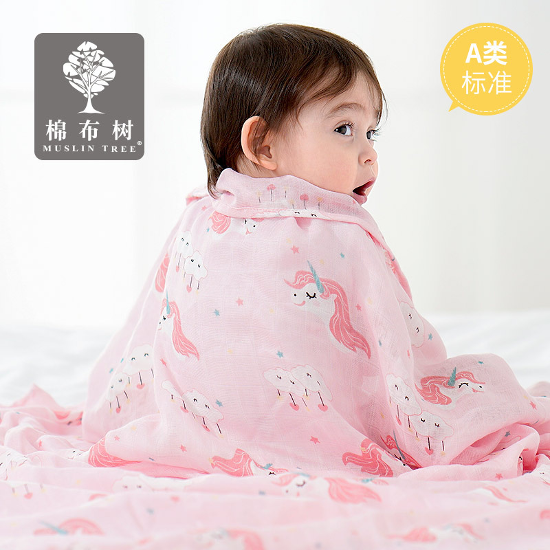 muslin baby gauze swaddling towel newborn wrapping towel coated bamboo fiber blanket summer baby wrapping bath towel