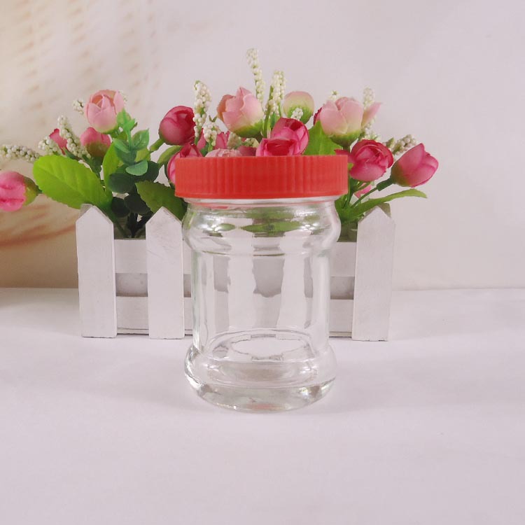 厂家直销芝麻酱玻璃瓶100ml咖啡玻璃瓶子辣椒酱瓶果酱瓶