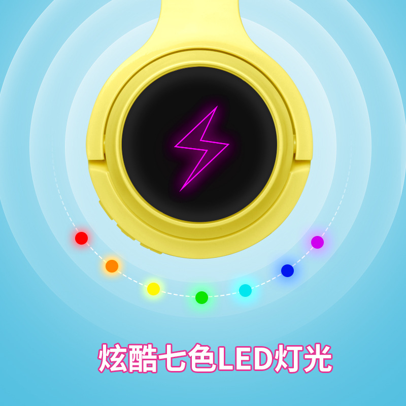 Venta caliente transfronteriza inalámbrico de dibujos animados auriculares Bluetooth Pikachu anime música juego auriculares en vivo online celebridad auriculares