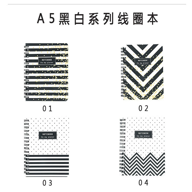 A5 coil is European and American style simple notebook Student students with thickened spiral bouquets, wholesale books