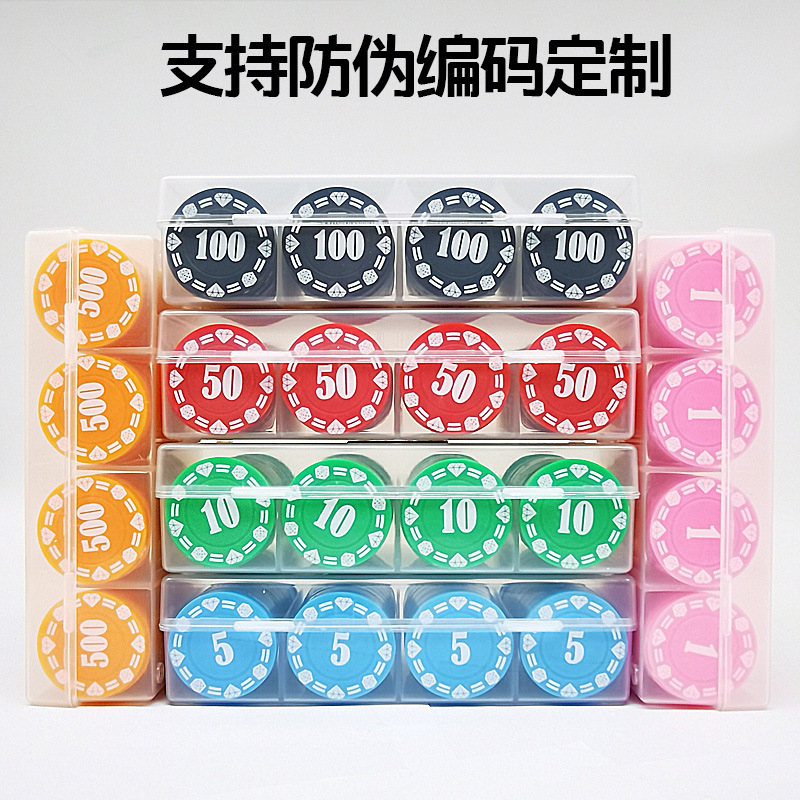 Chips de dinero baijiale chips de plástico TARJETA DE Macao fichas sala de ajedrez dedicado sala de Mahjong fichas de diamantes al por mayor