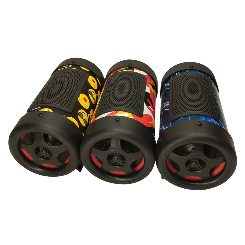 Портативная колонка 4inch Barrel с Bluetooth, 12В для автомобиля/мотоцикла, сабвуфер, 220В, слот для карт, для дома/компьютера