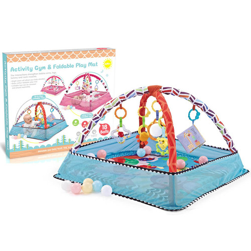 Infant Ocean Ball Fence Fitness Frame 0-36 Months Baby Crawling Game Mat Cross-border Amazon Toys