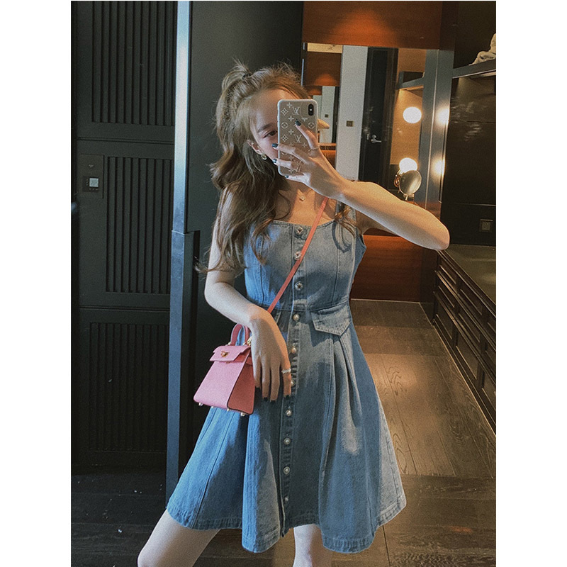 Denim summer dress