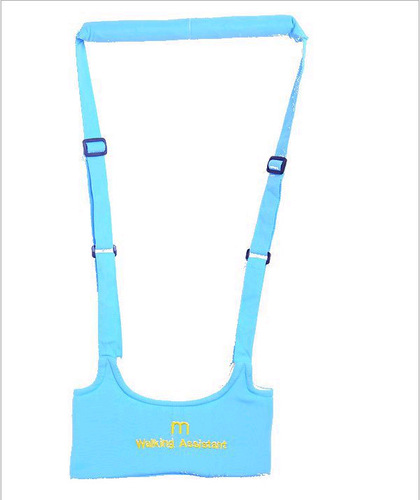 Manufacturer supplies lifting blue horizontal bar baby walking belt, learning walking belt walking assistant, dropshipping