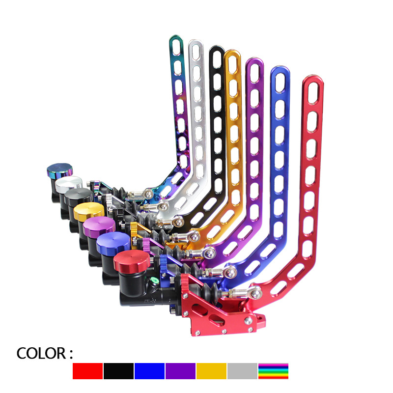 Car Modified Hydraulic Handbrake Long Handle Drift Brake Curved Handbrake Personalized Racing Drift Hydraulic Handbrake