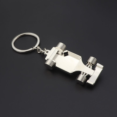 F1 racing keychain 4S auto show advertising gift keychain business gift metal keychain customization