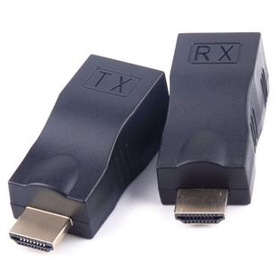 HDMI удлинитель 30 м с одним сетевым кабелем для HDMI HD HDMI к передатчику усиления сигнала RJ45 4K30