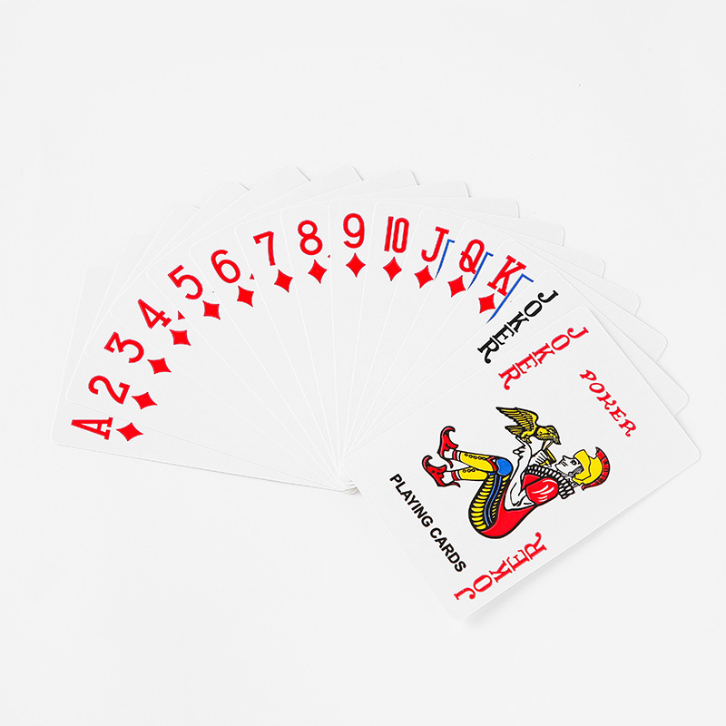 Tarjetas de juego de cartas K Póquer de comercio exterior en stock creativo naipes 220g de papel publicidad naipes venta al por mayor