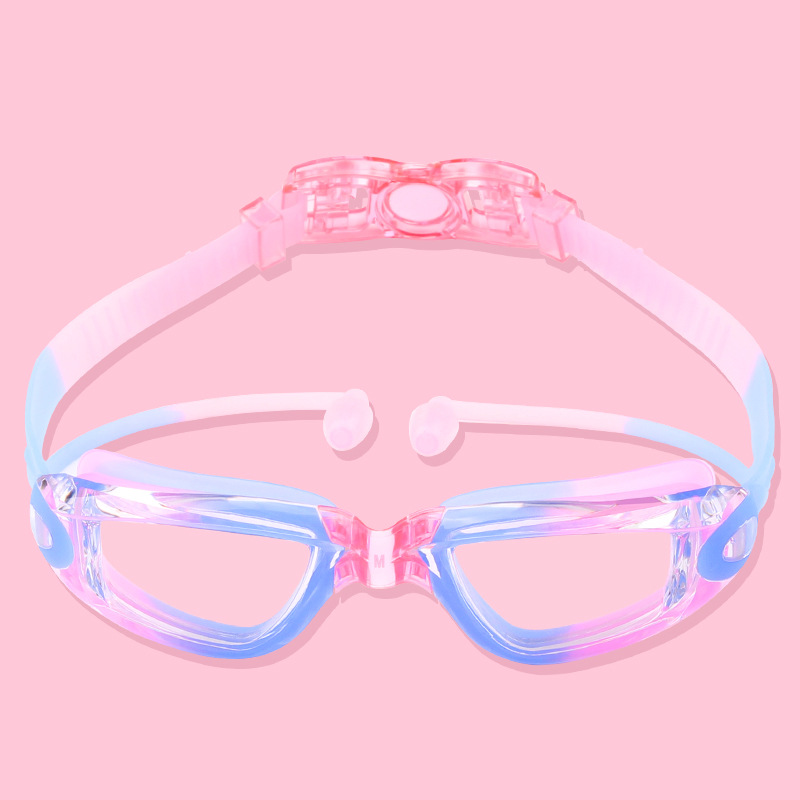Transparent pink blue