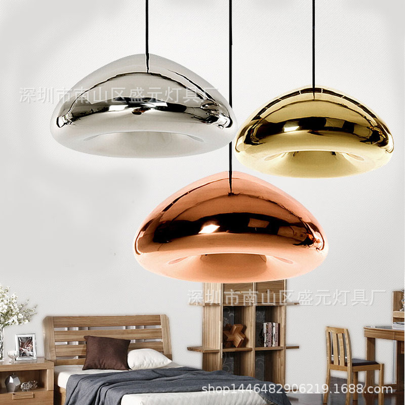 Nordic Bread Glass Pendant Light, Simple Bar Counter Coffee Shop Personalized Restaurant Light, Modern Bedroom Bar Creative Lighting Fixtures