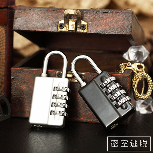 Key password double unlock decoding lock dormitory cabinet lock mystery password lock hanging lock lock head