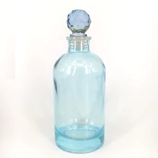 高颜值香薰瓶无火藤条250ml精油挥发液玻璃瓶厚底香水扩香空瓶子