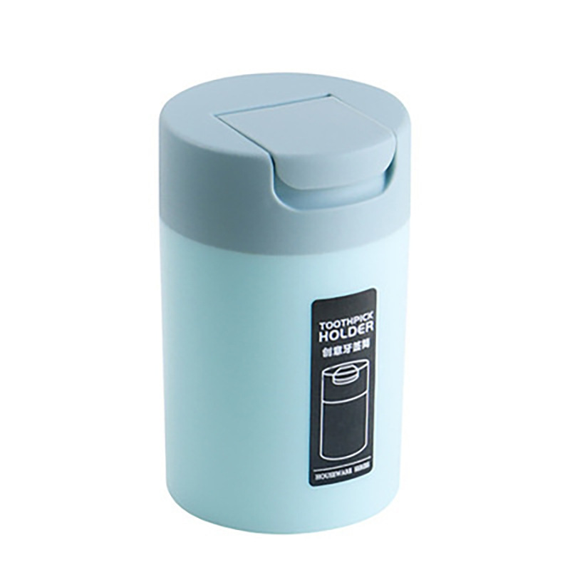 Titular de palillo de dientes creativo hogar sala de estar mesa de comedor hogar Flip caja de palillo de dientes portátil palillo de dientes olla mesa de café palillo de dientes caja de almacenamiento