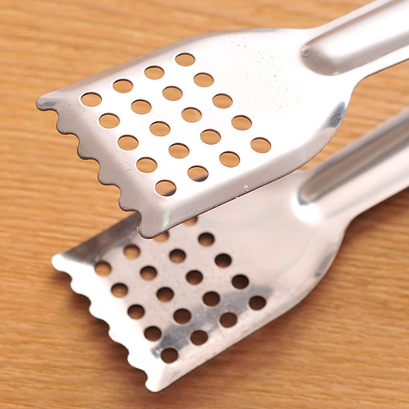 Venta directa de fábrica de acero inoxidable clip de alimentos alargado hornear clip de pan clip de barbacoa espesado anti-scald