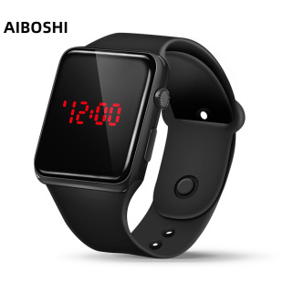 Factory wholesale hot-selling spot small square electronic watch men and women junior high school students multi-function electronic watch