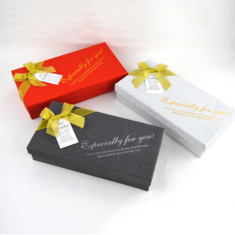 香皂花礼盒礼物包装盒银色丝巾内衣送礼折叠中国风礼品盒烫金