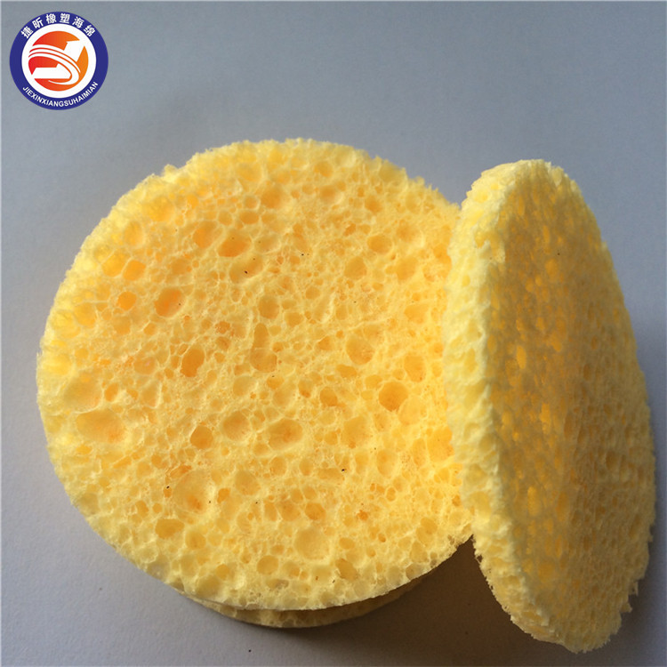 厂家供应 清洁木浆棉 家庭用洗碗海绵黄色木浆棉海绵
