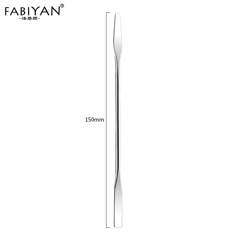 Nail Art Light Body 15CM Stainless Steel Makeup Nail Art Colour Stick Foundation Colour Stick Embossing Stick Multifunctional Colour Knife