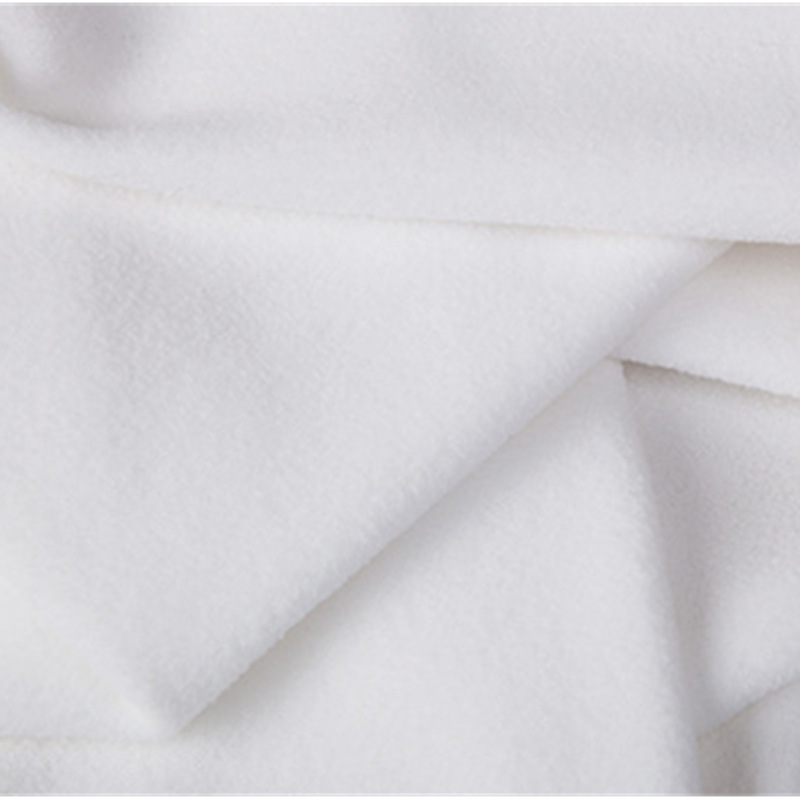 Tejido de lana polar de un solo lado tejido de lana compuesto de doble cara textil para el hogar cálido tejido de ropa para niños polar