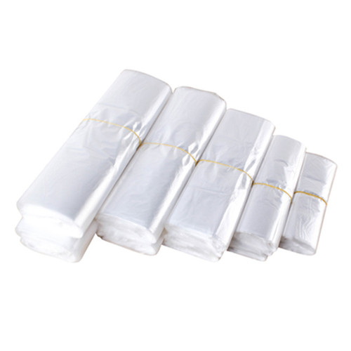 White transparent plastic bag food convenience bag with thickening, supermarket shopping vest jacket hand-held takeout packing bag