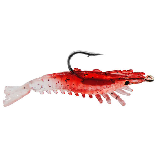 Freshwater bionic bag soft bait with hook, lead bag, mackerel, shrimp, sea bait set, bass mouth shrimp fishing lure lead