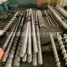 专业厂家直销广东塑料造粒机螺杆机筒 抽粒机螺杆炮管