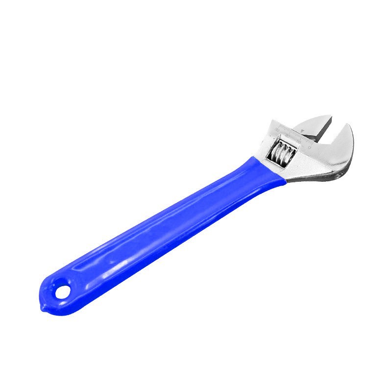 Llave móvil forjada galvanizada PVC plástico completo 8 pulgadas placa móvil mano pegada llave móvil portátil