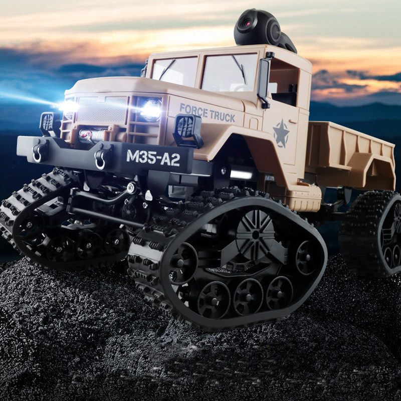 Cross-border 2.4g four-wheel climbing snow wheel heavy Army card all terrain camera vehicle remote control off-road truck Cross-border 2.4g four-wheel climbing snow wheel heavy Army card all terrain camera vehicle remote control off-road truck