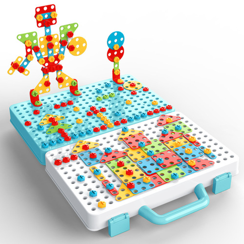 Factory Direct Sale One-Time Delivery Children's Boy and Girl Screw and Nut Assembly Disassembly Combination Assembly Toy