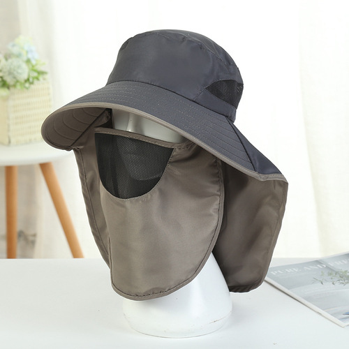 Summer Sun Hat Outdoor Hiking Hat Men Fisherman Hat Face Covering Sun Protection Hat Fishing Hat Hat Wholesale