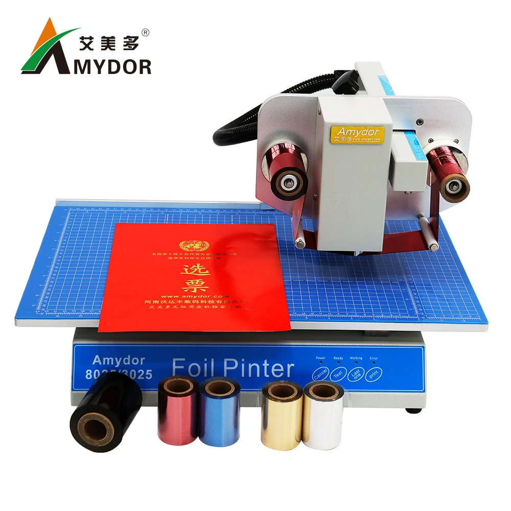 Aimoduo 8025 безпластинчатая цифровая машина для горячего тиснения, бумажная трубка, кожаный альбом, блокнот, ПЭТ, в пределах 30 мм