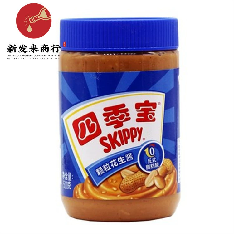 [Предприятие] Sijibao SKIPPY Гранулированное арахисовое масло 510 г Лапша для тостов в горшке с рисовым соусом
